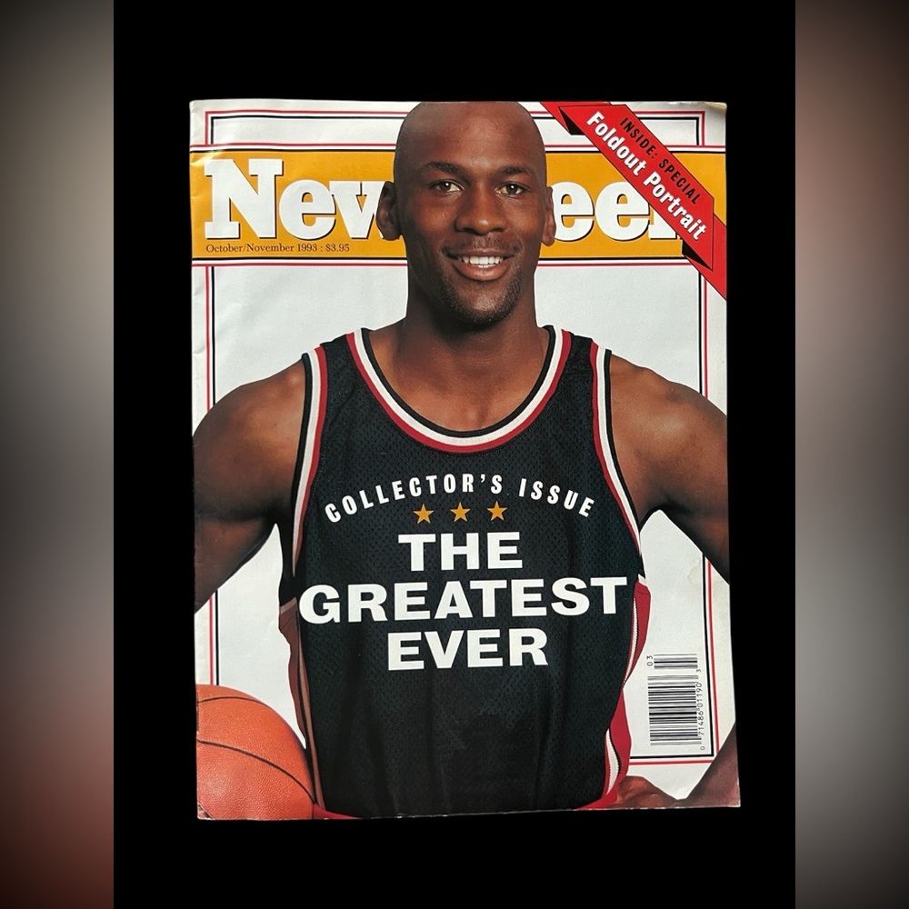 Newsweek Magazine With Michael Jordan On The Cover